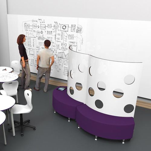 Whiteboard - LEARNINGSURFACE®  - Spaceoasis - wandmontiert / für Büro / für Schulen