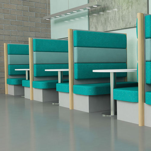 Moderne Bistrobank - FIZZ - Spaceoasis - Stoff / für Gewerbegebrauch / Hochlehner