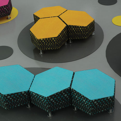 Modernes Sitzkissen - CAUSEWAY - Spaceoasis - Stoff / modular / für Gewerbegebrauch