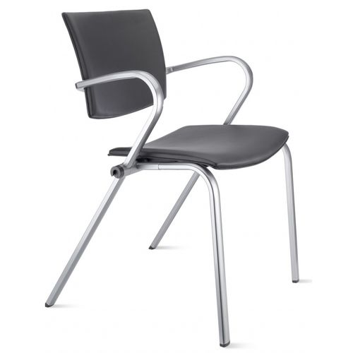 Moderner Konferenzstuhl - DELTA PLUS 430 - Figueras International Seating - für den Innenraum / Stoff / Leder