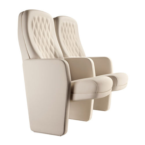 Moderner Auditoriumsessel - RHOMBUS 13037 - Figueras International Seating - Polyurethanschaum / Holz / Metall