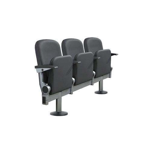Moderner Auditoriumsessel - MINISPACE 5064 FIX - Figueras International Seating - Polyurethanschaum / Aluminiumguss / klappbar