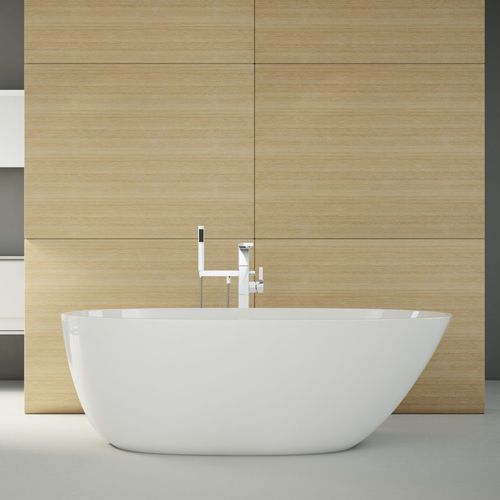 Ovale Badewanne - BBE 01 - WETSTYLE - freistehend / für Wohnungen / Verbundwerkstoff