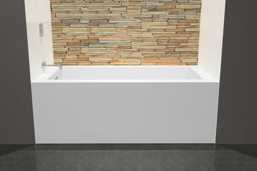 Einbau-Badewanne - BC 11 - WETSTYLE - Verbundwerkstoff / weiß