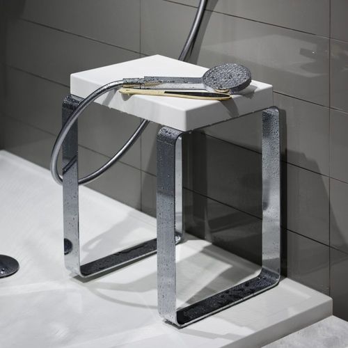 Moderne Bank - CUBE - WETSTYLE - Edelstahl / Polyurethan / Gummi