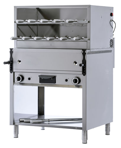 Churrascoofen - M11+ GRIGLIA GAS PIETRA LAVICA 800M - ELANGRILL - Profi / Gas / Elektro