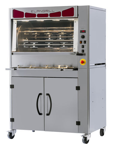Profi-Ofen - GER6  - ELANGRILL - Elektro / Stikken / mit Rotisserie-Funktion