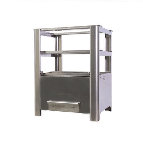 Holzkohlegrill - ELANGRILL - Tisch / Profi / Edelstahl