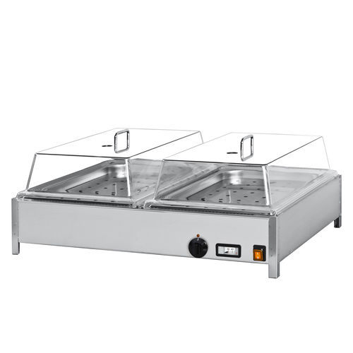 Beheizte Verkaufsvitrine / zum Aufstellen - MOD. GN 2/2 - ELANGRILL - mit Sichtfläche / für Einzelhandel