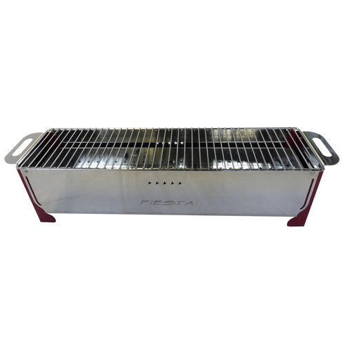Holzkohle-Gartengrill - FIESTA 4 - ELANGRILL - für professionellen Einsatz / freistehend / Edelstahl