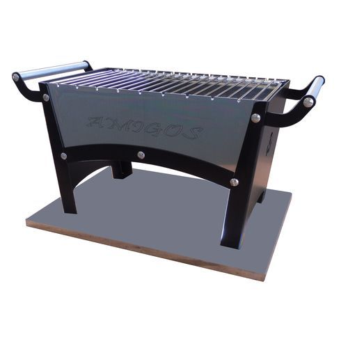 Holzkohle-Gartengrill - AMIGOS 2  - ELANGRILL - bodenstehend / Metall
