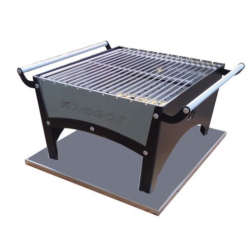 Holzkohle-Gartengrill - AMIGOS 3 - ELANGRILL - für professionellen Einsatz / Tisch / Edelstahl