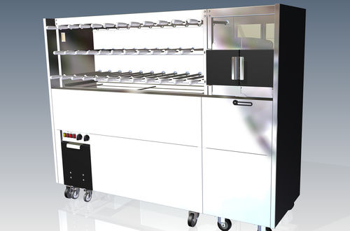 Holzkohlegrill - CM35 PLUS + BRAZIER - ELANGRILL - bodenstehend / Profi