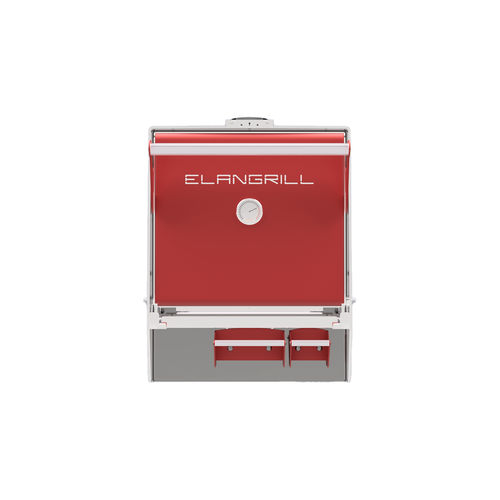 Profi-Ofen - BRACE FB 500 - ELANGRILL - Holzkohle / schwarz / rot