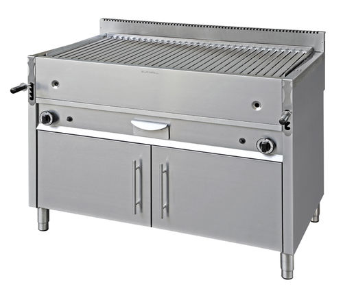 Gas-Grill - LAVA ROCK-GAS  GRILL MOD.1200B - ELANGRILL - bodenstehend / Profi