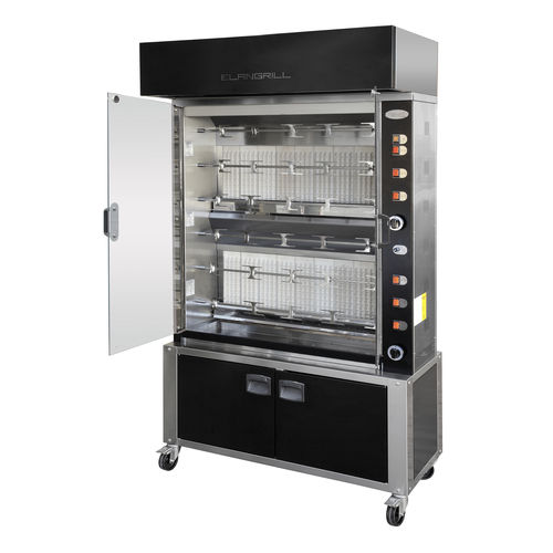 Gasbräter - ELBA PLUS MOD.36/P BLACK GAS  - ELANGRILL - Elektro