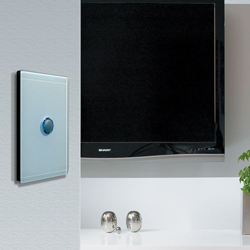 Drucktaster-Schalter - SATURN - Clipsal - Einbau / doppelt / modern