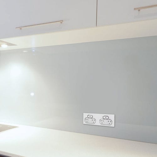 USB-Steckdose - SATURN - Clipsal - Mehrfach / wandmontiert / modern