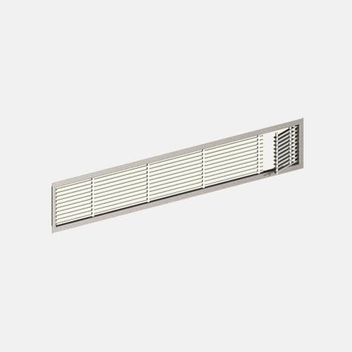 Aluminium-Lüftungsgitter - ASC  - HALTON - rechteckig / zur Außenaufstellung / für Fenster