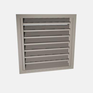 Aluminium-Lüftungsgitter - USS - HALTON - Stahl / Edelstahl / quadratisch