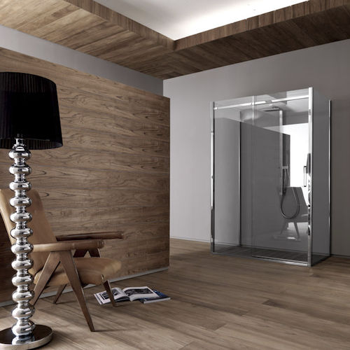 Schiebeduschwand - DUNA: M1 MISTRAL - Bianchi & Fontana - Hartglas
