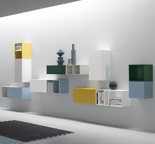 Wandmontiertes Regal - BOX 09 - md house - modern / lackiertes Holz