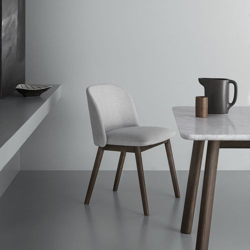 Moderner Stuhl - AVANA - md house - für den Innenraum / Stoff / Gestell aus Holz