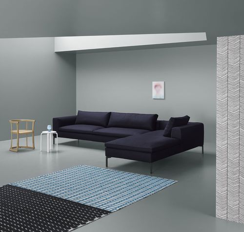 Modulsofa - REMIS SMART - md house - modern / Stoff / violett