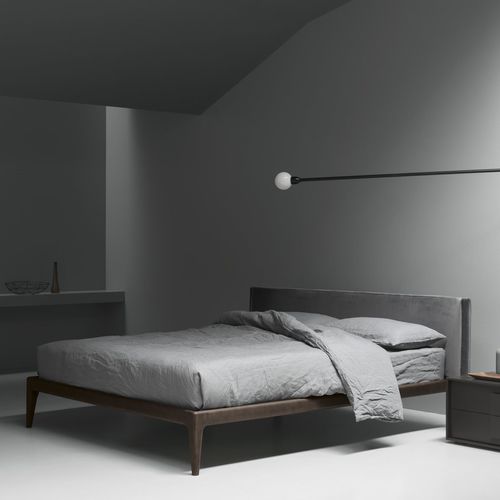 Doppelbett - FAIR - md house - modern / gepolstertes Kopfteil / Stoff
