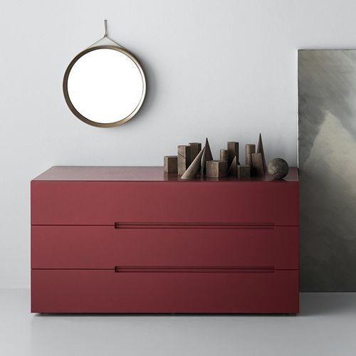 Moderne Kommode - SUNSET - md house - lackiertes Holz / Esche / nicht angegeben