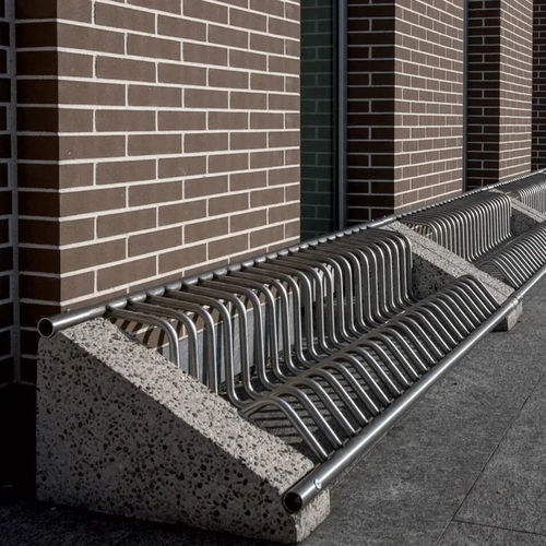 Bodenstehender Fahrradständer - D - Calzolari - gesichert / horizontal / für öffentliche Bereiche