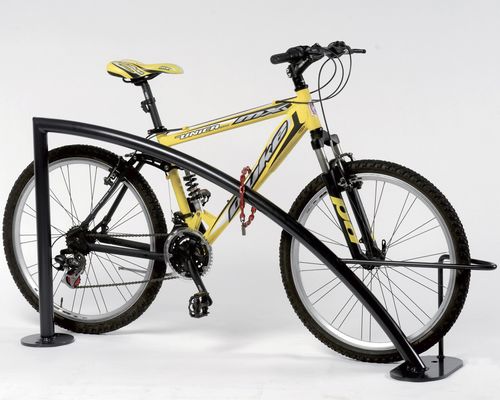Bodenstehende Fahrradstütze - H - Calzolari - gesichert / für öffentliche Bereiche / für städtische Bereiche