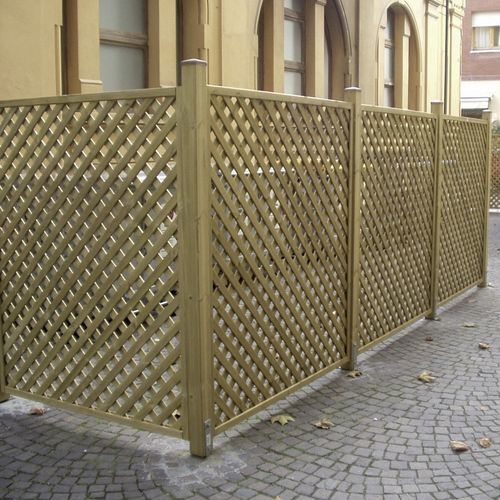 Mülltonnenbox für professionellen Gebrauch - Calzolari - Kiefer