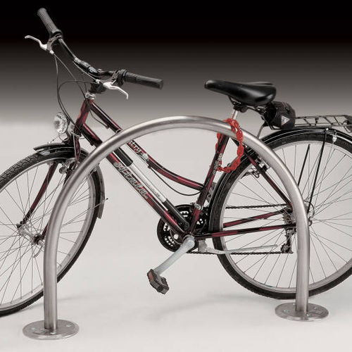 Bodenstehende Fahrradstütze - F - Calzolari - gesichert / vandalismussicher / für öffentliche Bereiche