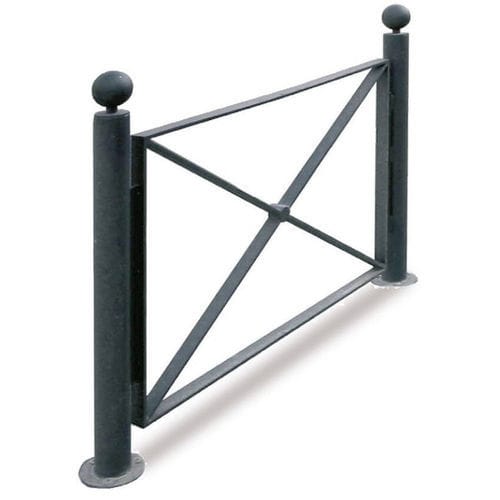 Schutzabsperrung - L - Calzolari - feststehend / Metall / für Straße