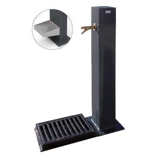Trinkbrunnen für Hunde - CLIO - Calzolari - für Außenbereich / Metall / für öffentliche Bereiche
