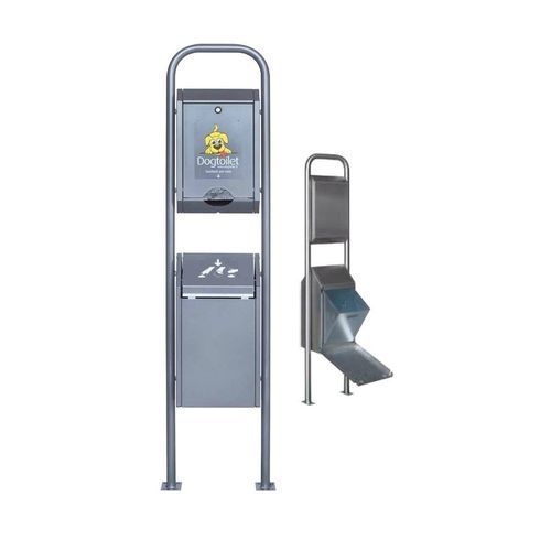 Hundeabfallbehälter - TOILET PREMIUM - Calzolari - auf Beinen / galvanisiertem Stahl / pulverbeschichteter Stahl
