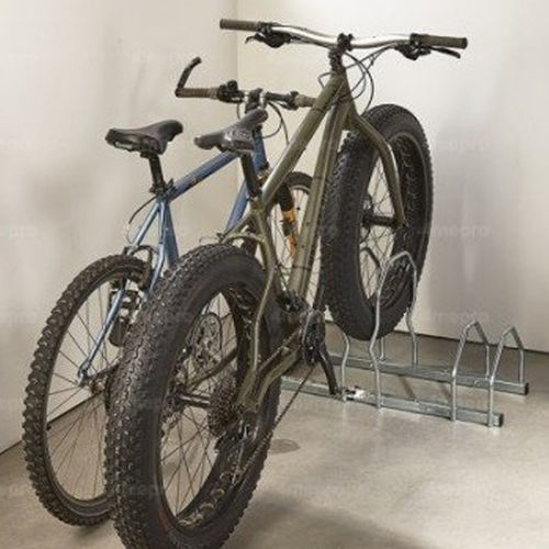 Bodenstehender Fahrradständer - Ronda - ALOES RED - horizontal / für Innenbereich / für öffentliche Bereiche
