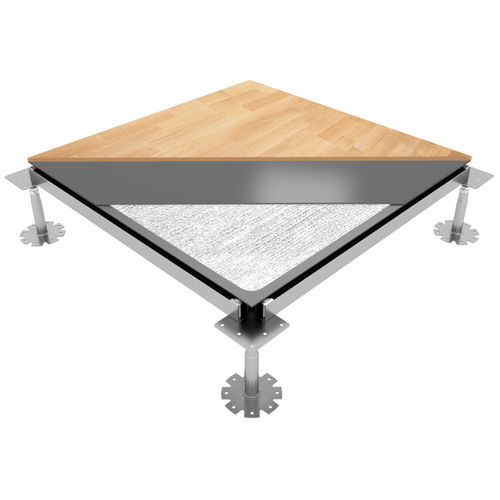 Holzdoppelboden - GAMAFLOR FULL HEAVY - ACCESS FLOOR POLYGROUP - Stahl / Zement / Keramik