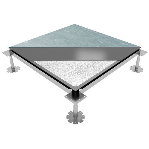 Holzdoppelboden - GAMAFLOR FULL CENTURION - ACCESS FLOOR POLYGROUP - Stahl / Zement / Keramik