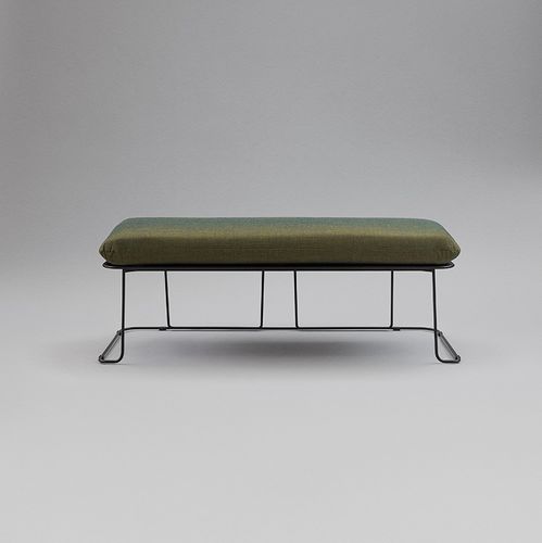 Moderne Bank - MERANO - B-LINE - Stoff / galvanisiertem Stahl / aus lackiertem Stahl