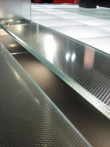 Sicherheitsglasscheibe - CRISAMAR® STEP NEXUS-T - SEVASA - ESG Glas / Ornament / lichtdurchlässig
