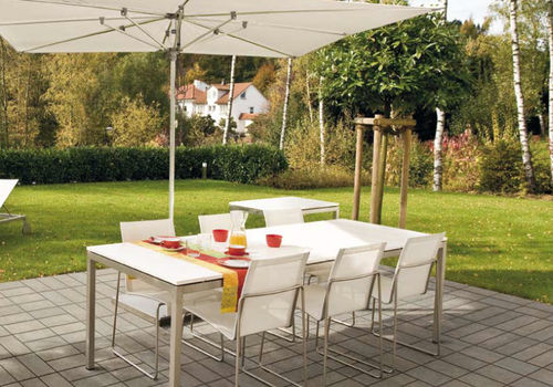 Stein-Doppelboden - SPG25 : GREY - La Pietra Compattata - für Terrasse