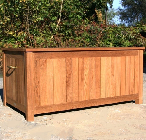 Moderne Truhe - BALTIMORE : CB 53  - La Hutte - für Garten / für Außenbereich / Teakholz