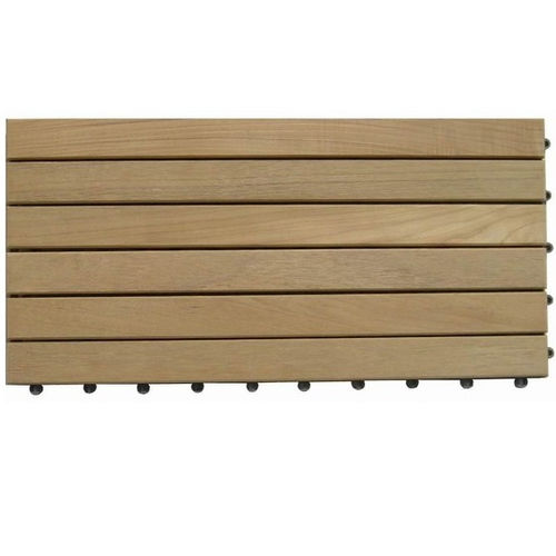 Teakholz-Gitterrost - D-F - La Hutte - PVC / für Außenboden