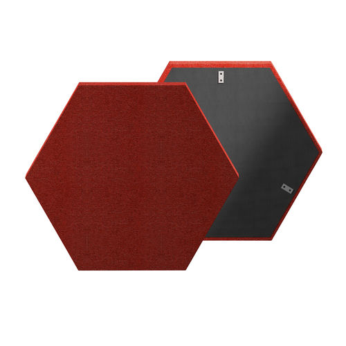 Wandmontierte Schallschluckplatte - ESAGONO - eterno ivica - für Decke / hängend / Trevira CS®