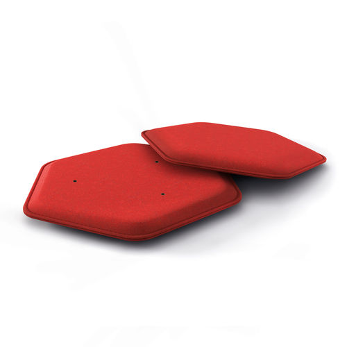 Wandmontierte Schallschluckplatte - ESAGONO - eterno ivica - für Decke / Trevira CS® / Polyesterfaser