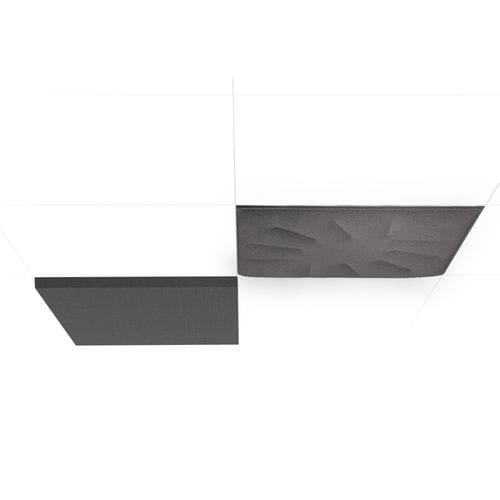 Metallzwischendecke - QUADRO PLUS - eterno ivica - Holz / Stoff / aus Fliesen