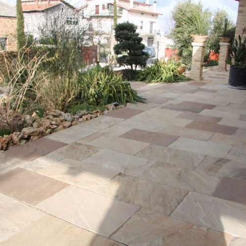 Natursteinplattenbelag - BOTTICELLI - MASPE PAVINGS - für Außenbereich / Fußgänger