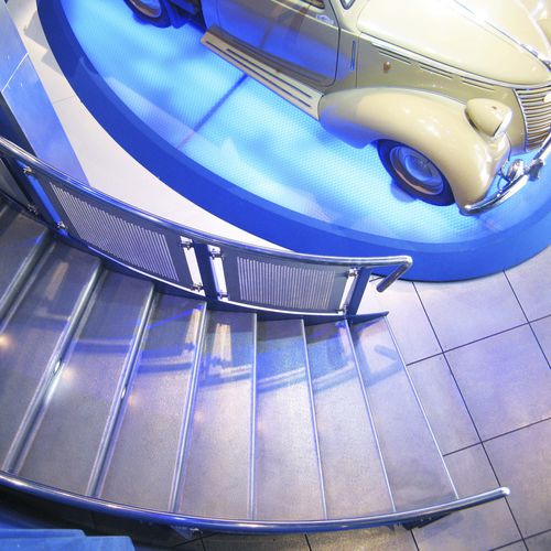 Metall-Stufenbelag - STAIRCASE COATING - Planium - hochbeständig